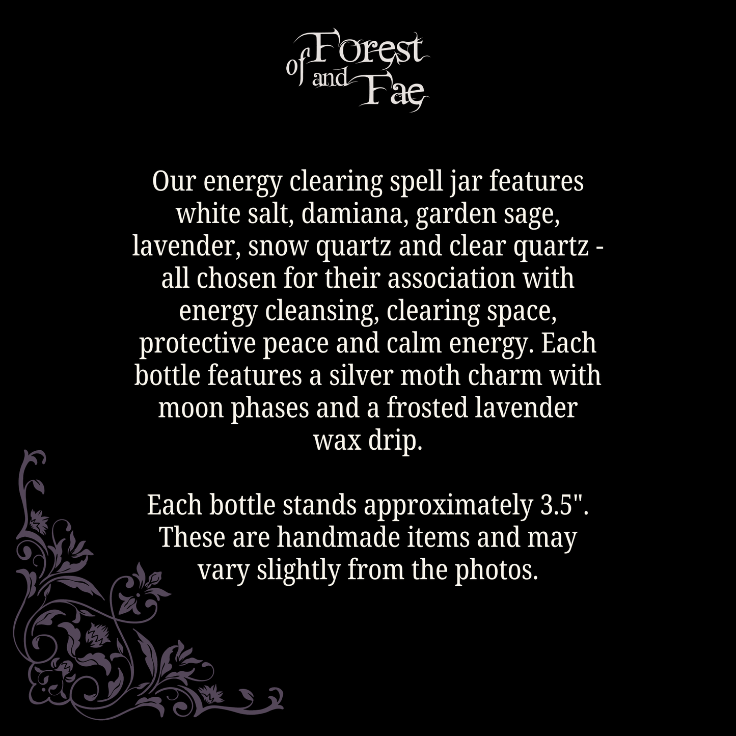 Energy Clearing Spell Jar • Energy Cleansing Witch Bottle