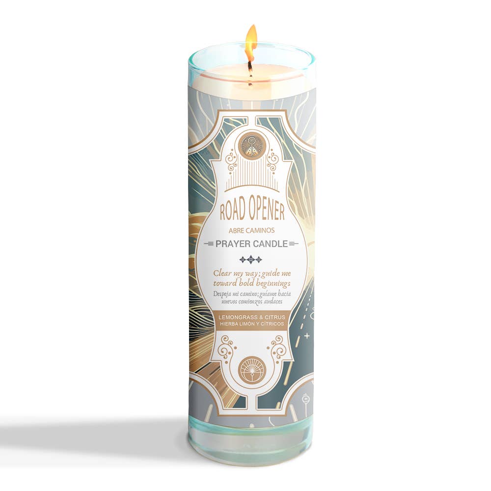 Road Opener Prayer Candle 8" (9.5 oz)