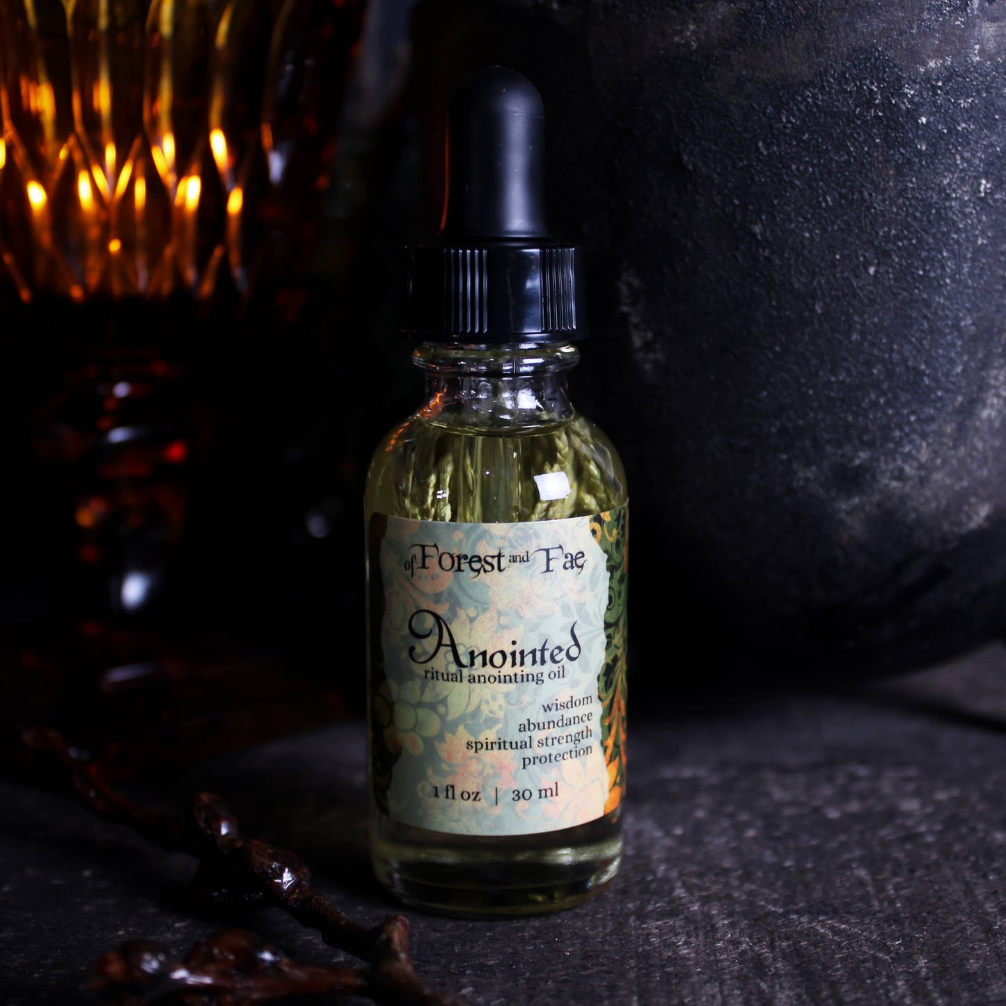 Ritual Anointing Oil • Altar Oil for Wisdom & Strength