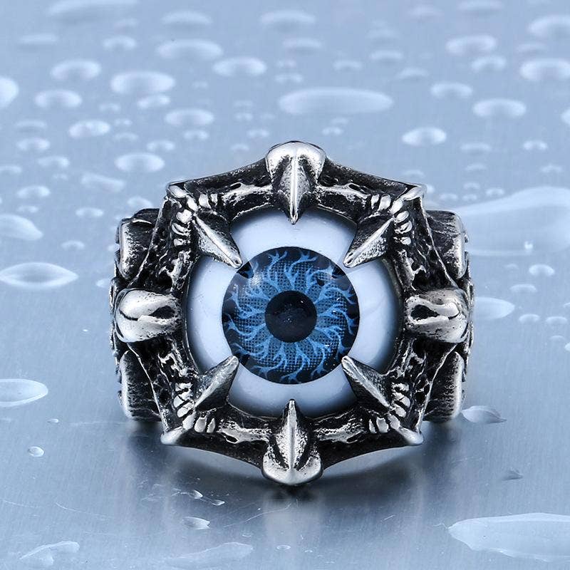Death Demon's Eye Stainless Steel Ring