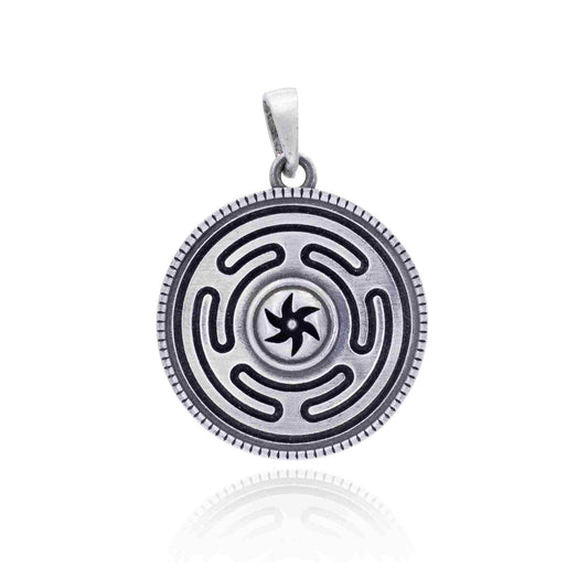Goddess Pendant - Hecate's Wheel
