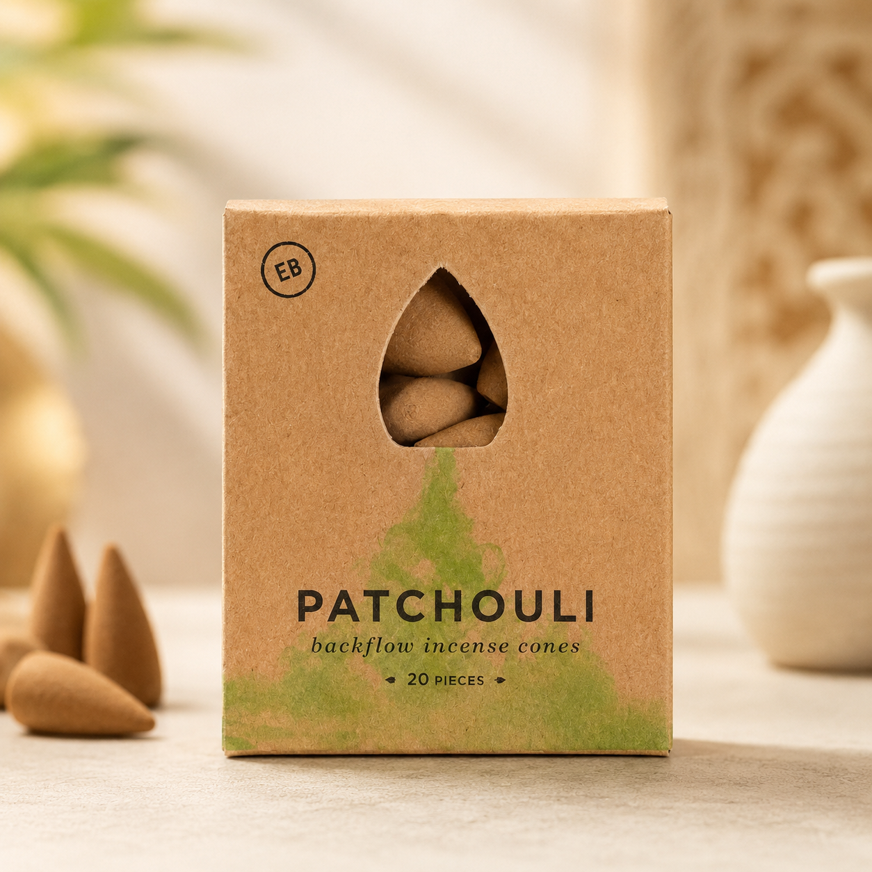Patchouli Backflow Incense Cones