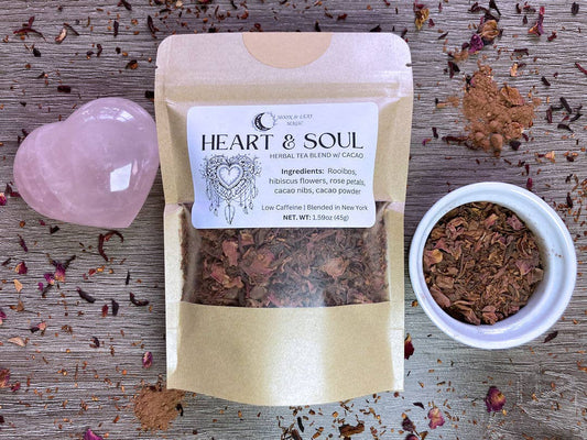 Heart & Soul Herbal Tea - Rooibos, Hibiscus, & Cacao