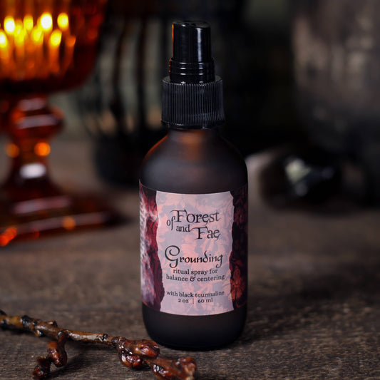 Grounding Ritual Spray • Crystal Infused • Witchcraft