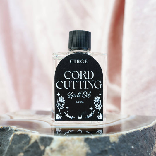 Cord Cutting Spell Oil, Releasing Spells, Altar Supply