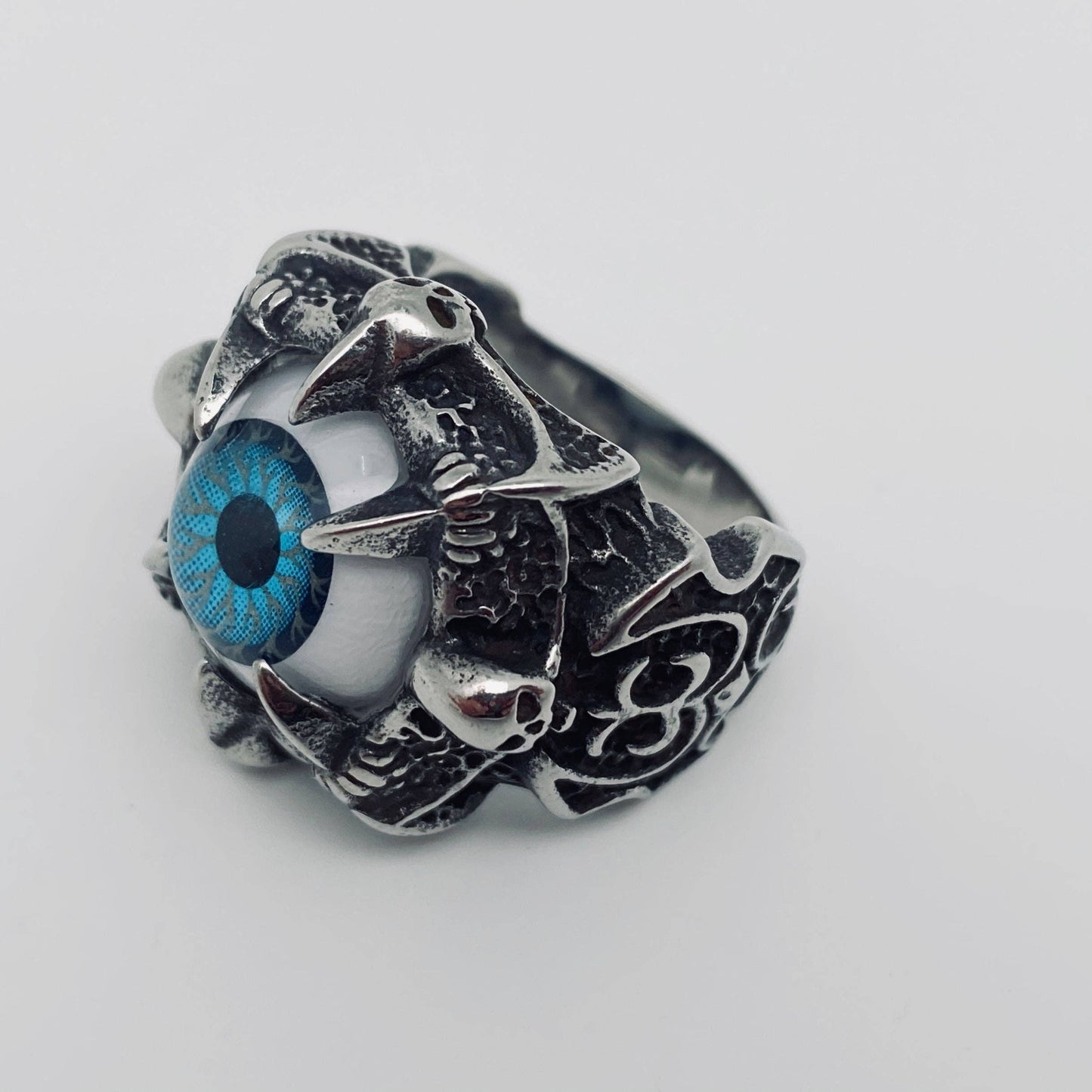 Death Demon's Eye Stainless Steel Ring