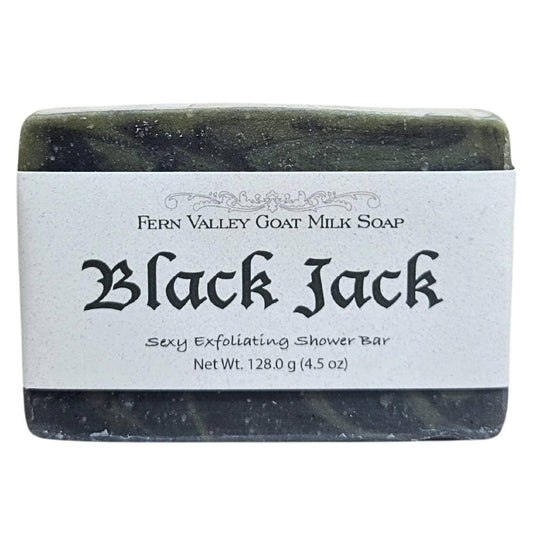 Natural Goat Milk Soap | Sexy Exfoliating  Scrub For Men | Black Jack