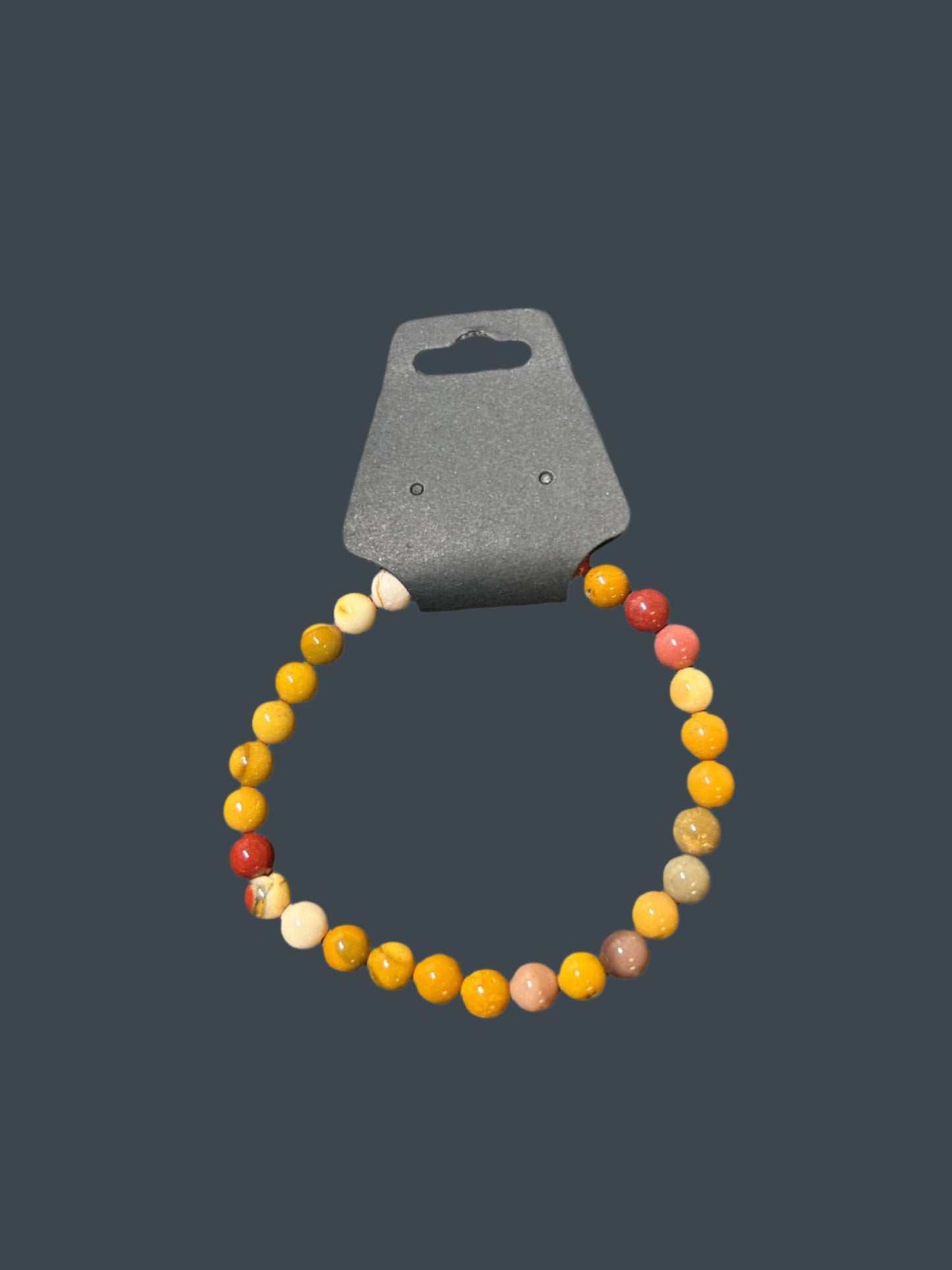 Mookaite Stone Bracelet-4mm Beads