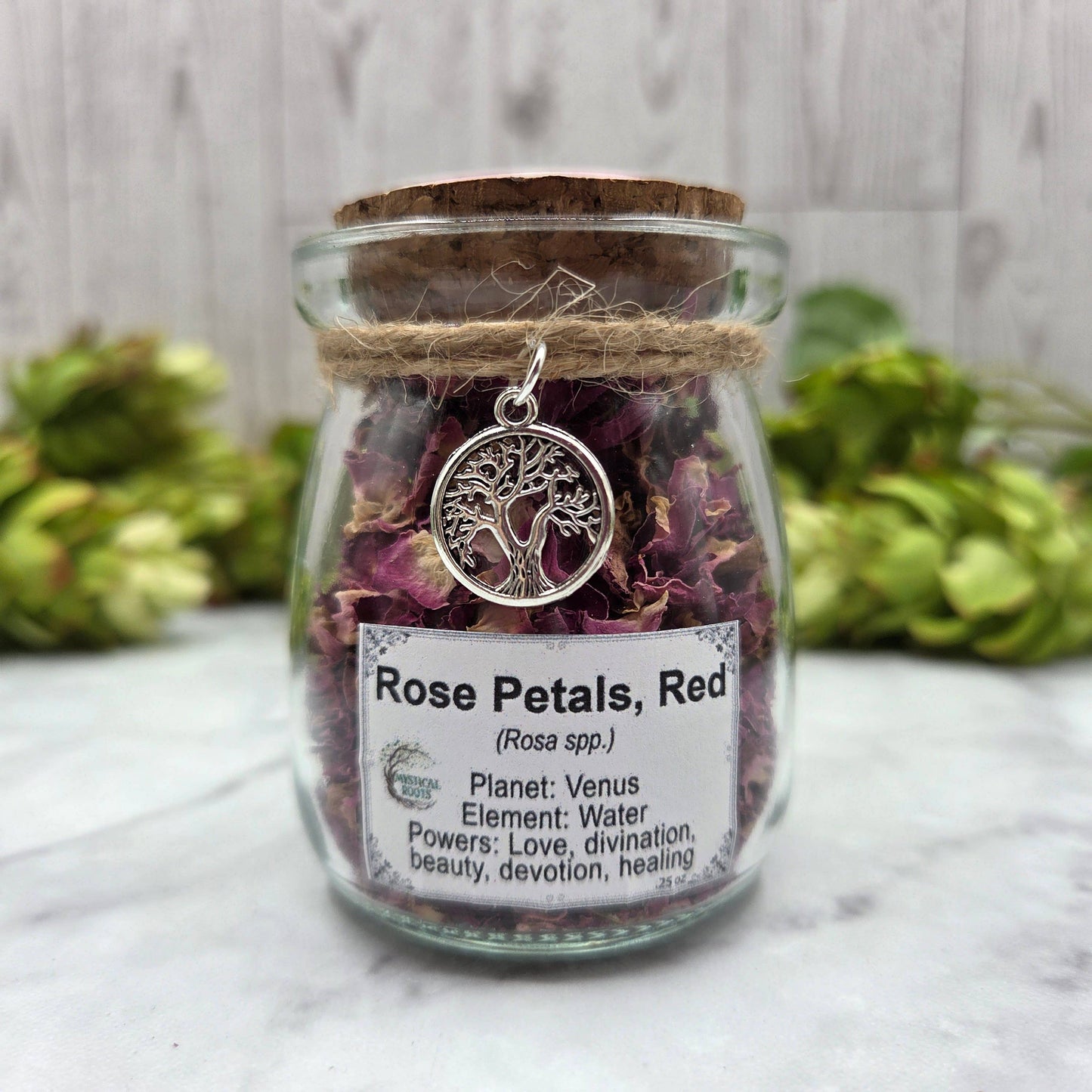Rose Petals, Red Apothecary Herb Jar – Ritual Botanical