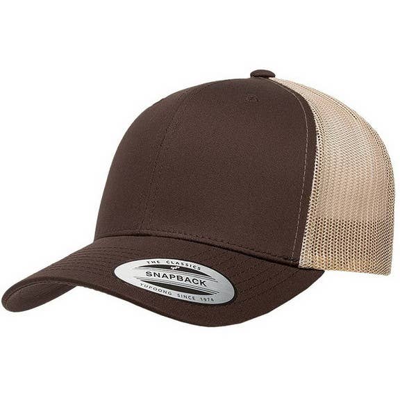 "All Go No Whoa" Hat Dark Brown and Tan