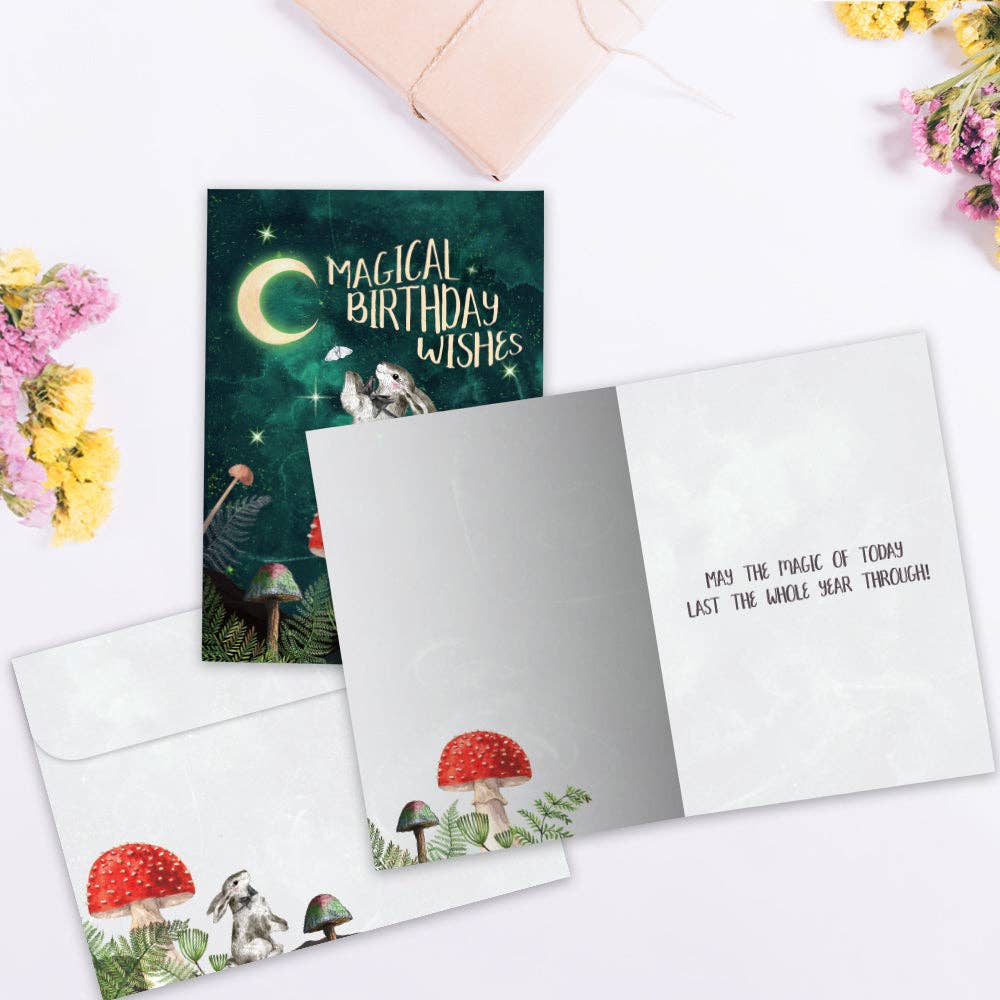 Magical Wishes Birthday Greeting Card