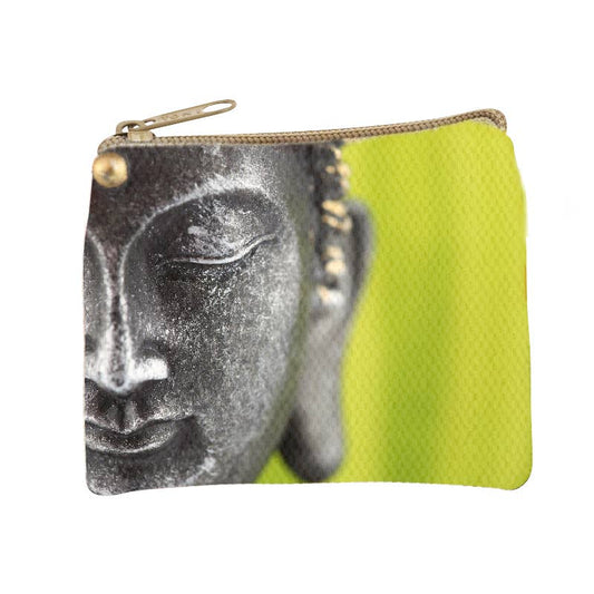 Buddha Graphic Print Coin Purse