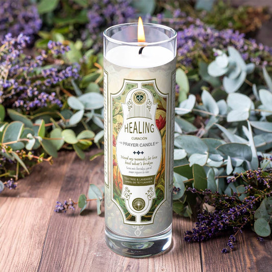 Healing Prayer Candle (8") (9.5 oz)