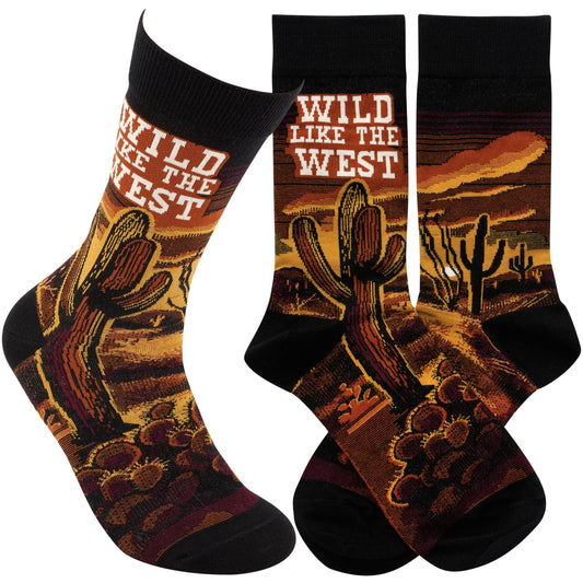 Wild Like The West Socks