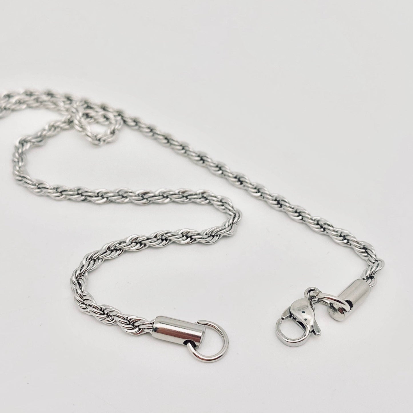 Stainless Steel Twist Chain Necklace