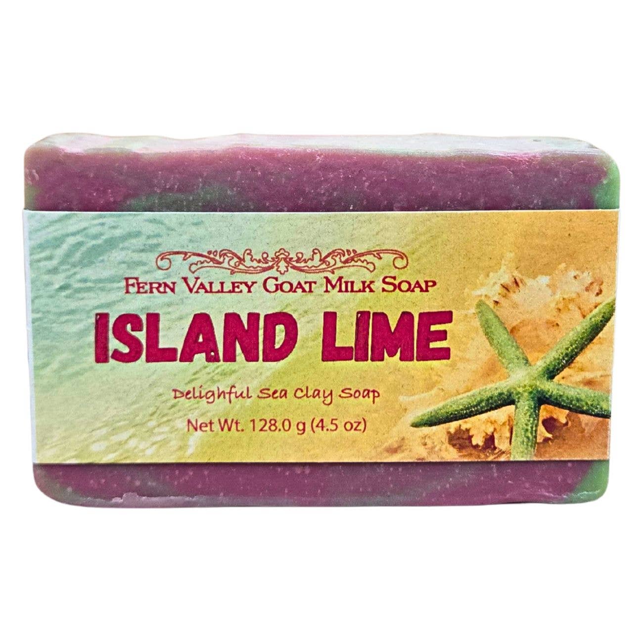 Natural Goat Milk Soap | Island Lime | A Delightful Sea Clay Soap