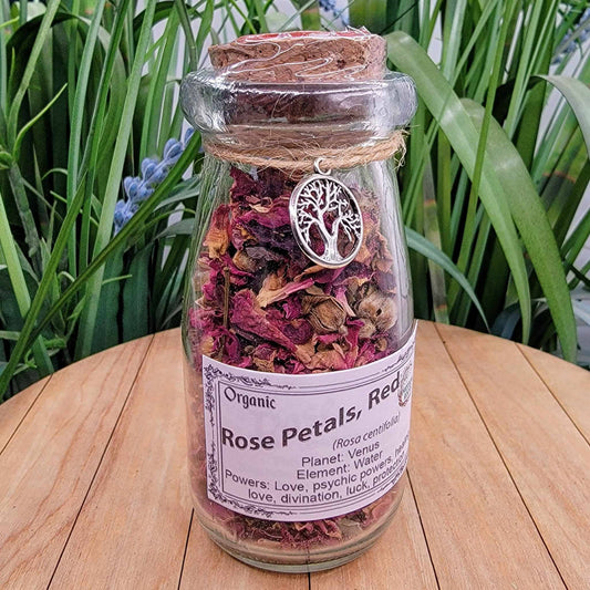 Apothecary Jar - Rose Petals, Red