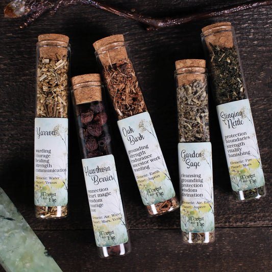 Hedgewitch’s Garden • 5 Herb Set for Ritual • Witchcraft