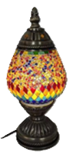 Mosaic Egg Lamps