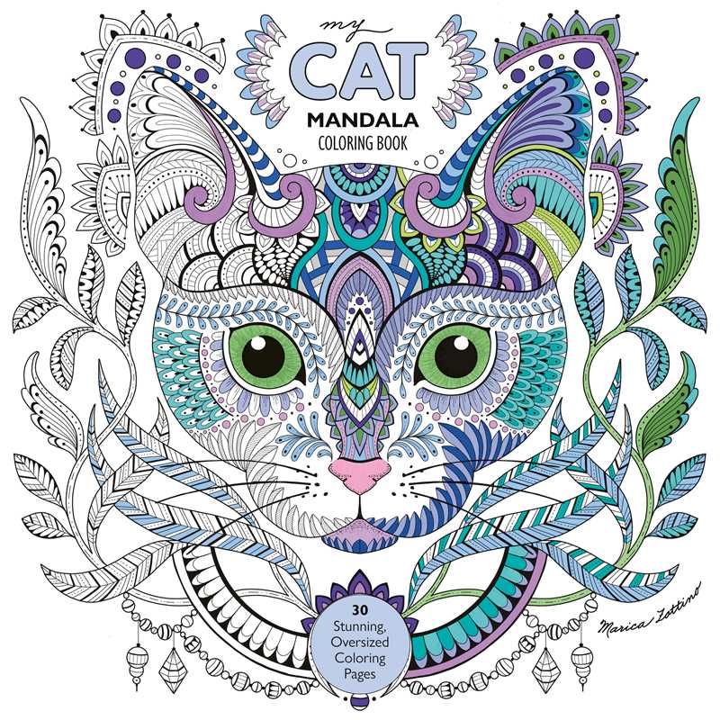 My Cat Mandala Coloring Book by Marica Zottino