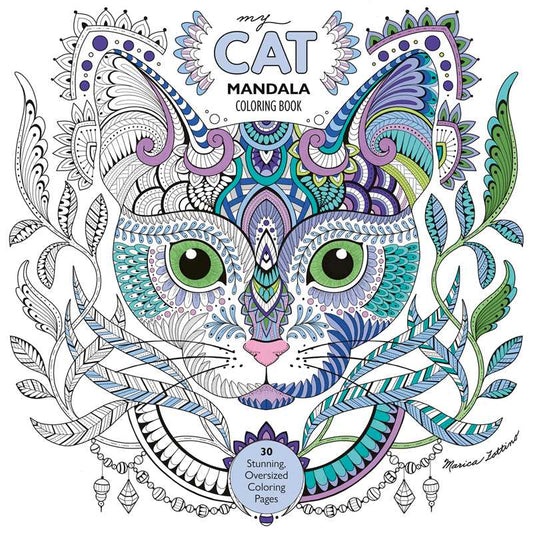 My Cat Mandala Coloring Book by Marica Zottino