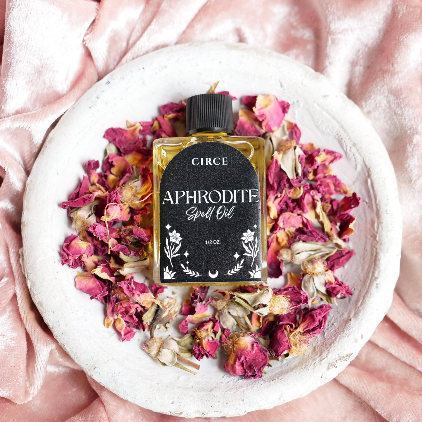 Aphrodite Spell OIl 1/2 oz. - Self Love and Glamour Magic