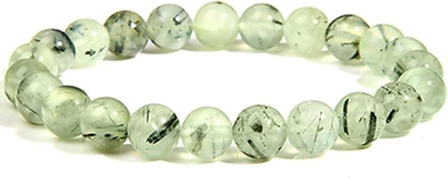 Prehnite Stone Bracelet 8mm