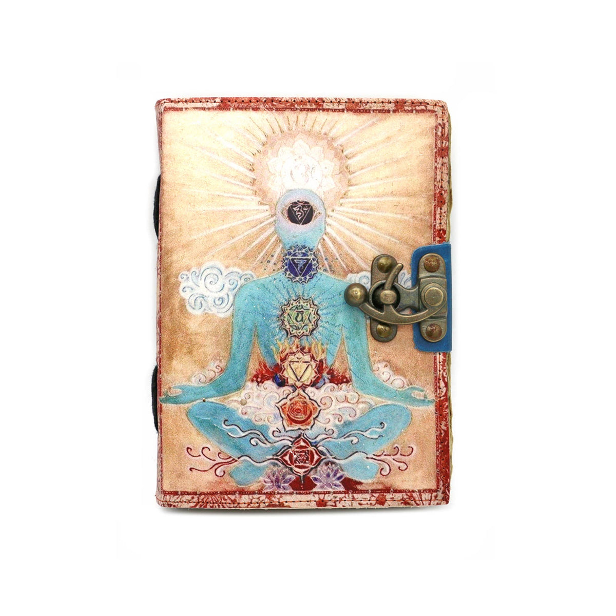 Blank Leather Journal - Serenity Oasis (5 x 7 in.)