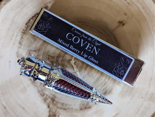 COVEN (Silver Edition) - Dark Mauve mixed berry lip gloss