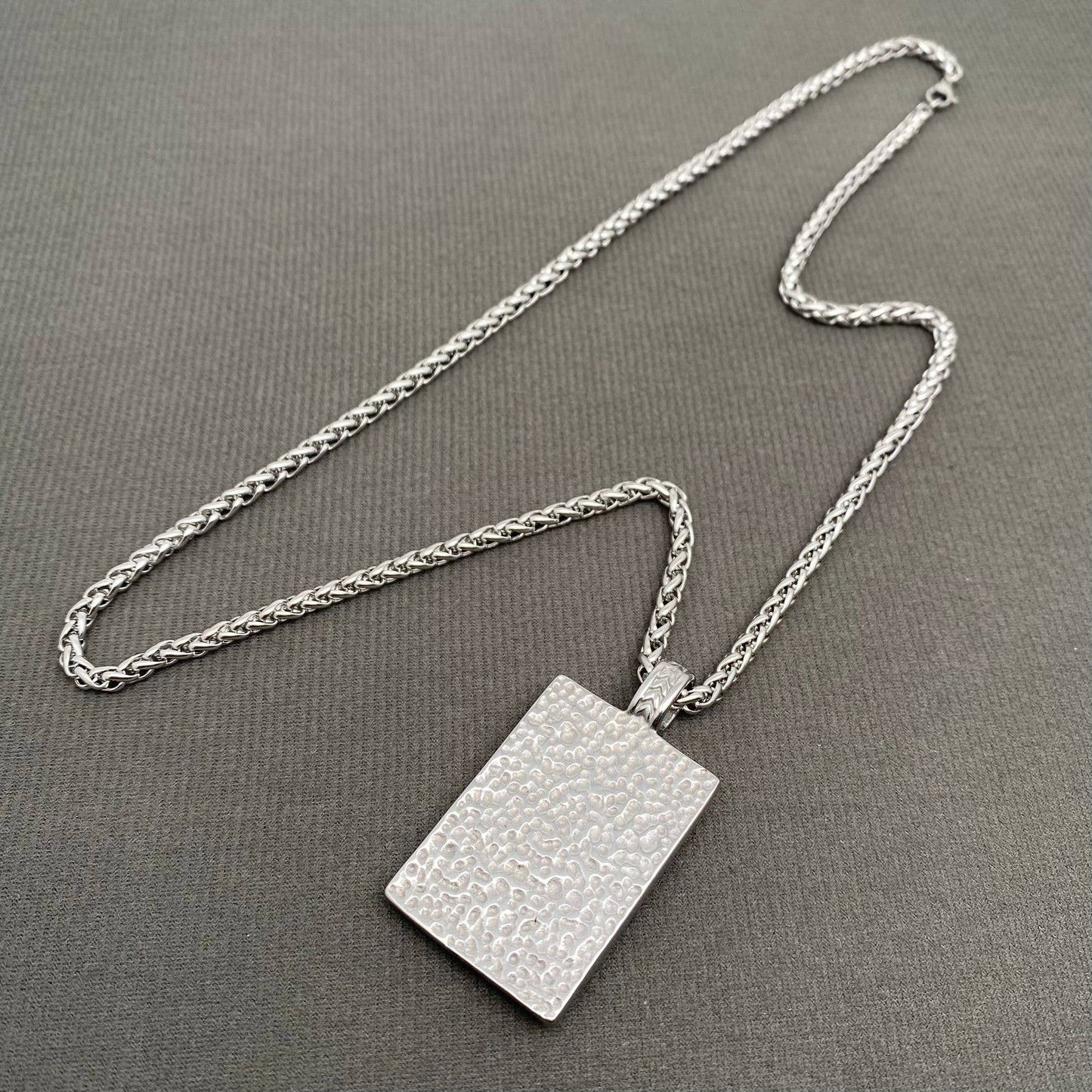Viking Warrior Fight Python Men's S.Steel Necklace
