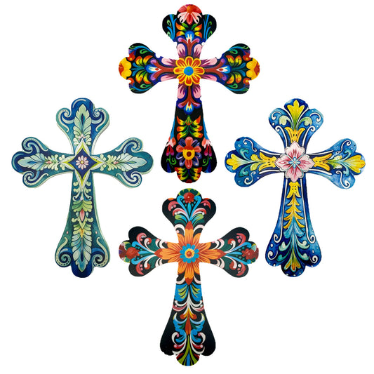 Colorful Wooden Crosses