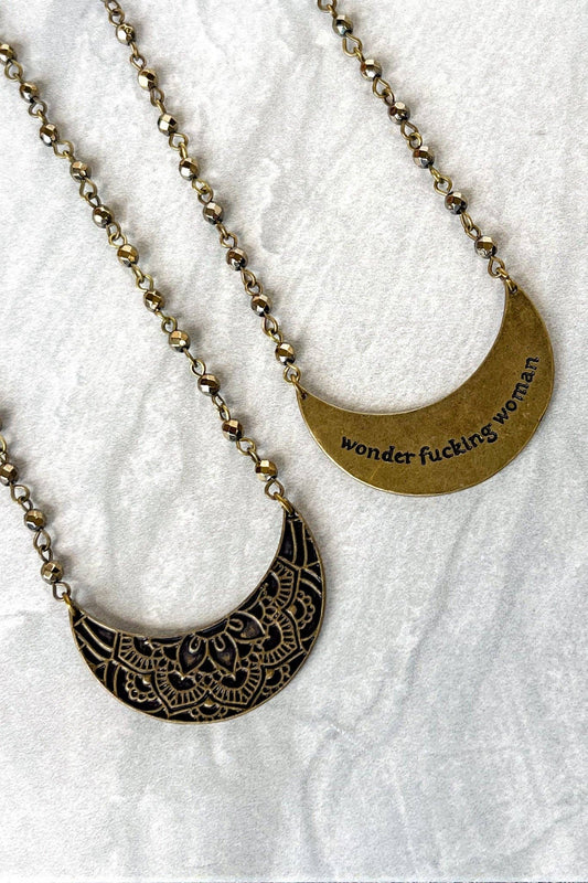Wonder Woman Necklace in Bronze