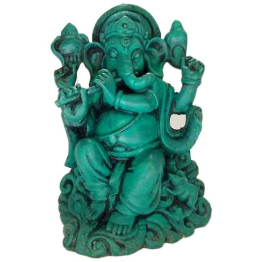 Green Ganesh Statue