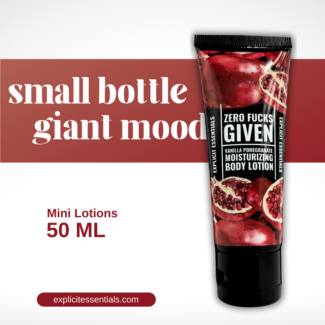 Zero Fucks Given - Mini Lotion