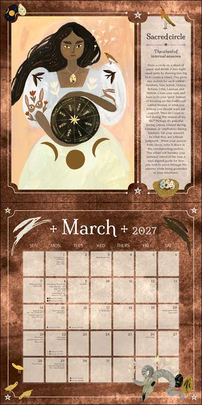 2027 Seasons of the Witch Wall Calendar by Lorraine  Anderson