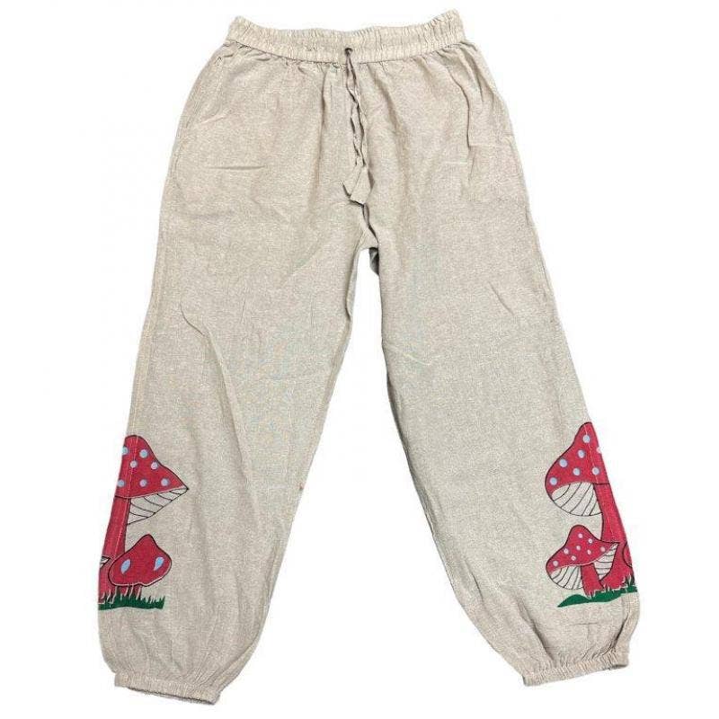 Cotton Mushroom Trouser Pant