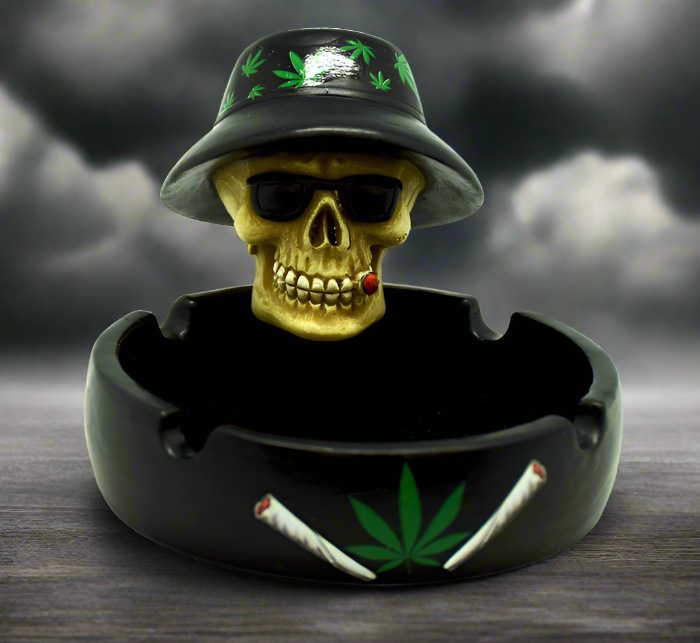 Skull Hat Weed Ashtray