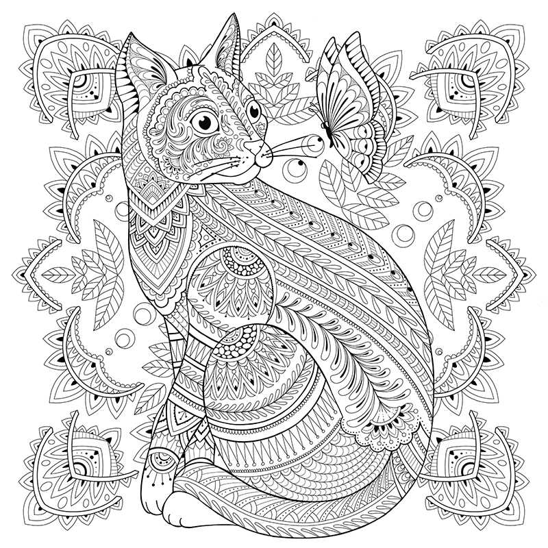 My Cat Mandala Coloring Book by Marica Zottino