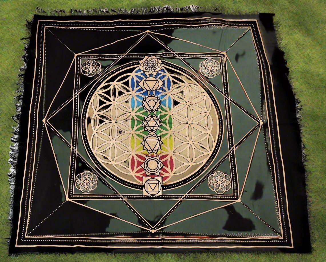 7 Chakra Altar Cloth