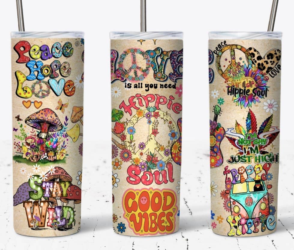 Hippie Vibes 20oz Tumbler