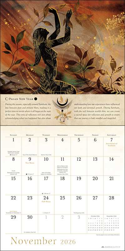 Year of the Witch 2026 Wall Calendar by Temperance  Alden