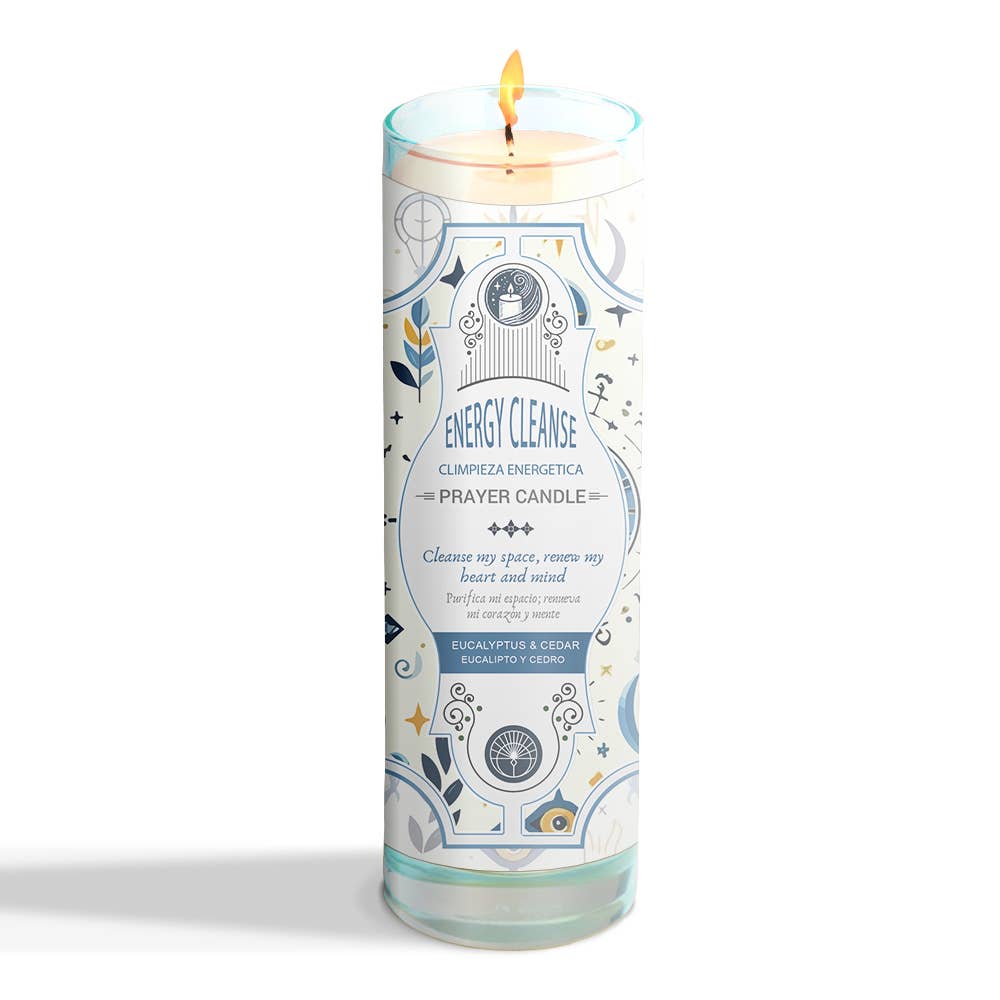 Energy Cleanse Prayer Candle (8") (9.5 oz)
