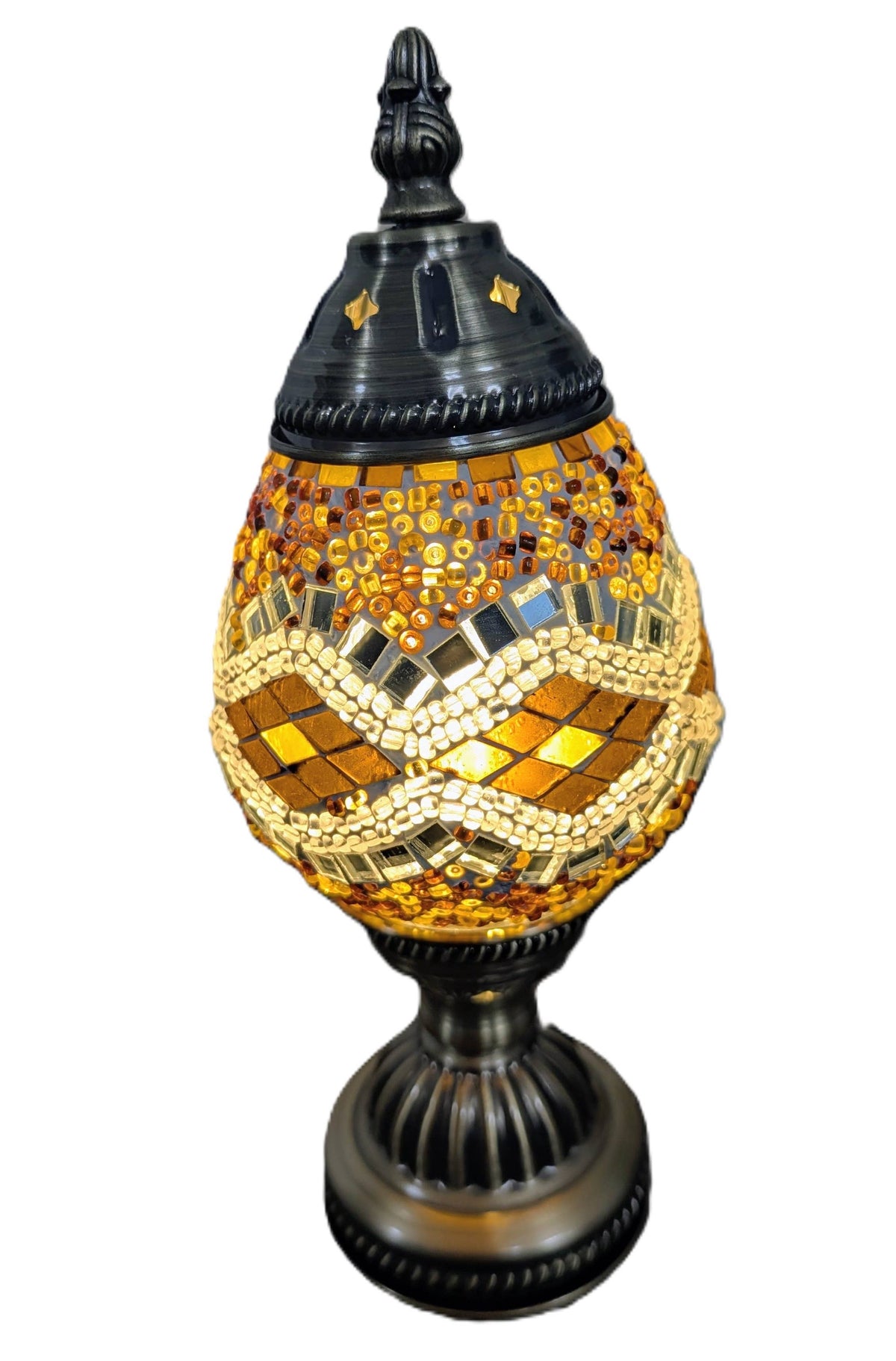Mosaic Egg Lamps