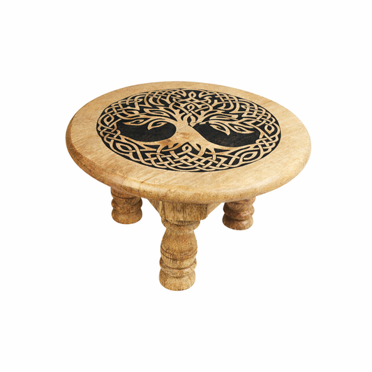 Ancient Tree Wooden Altar Stool (6x4)