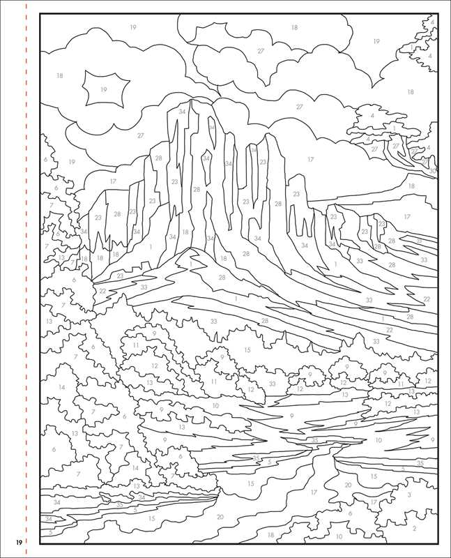 Bob Ross Color-by-Number by Editors of Thunder Bay Press