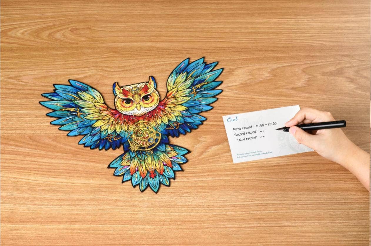 Rowood Owl Wooden Jigsaw Puzzle
