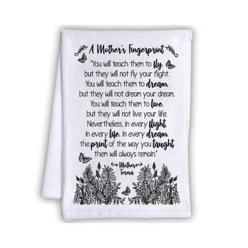 A Mother's Fingerprint - Tea Towel