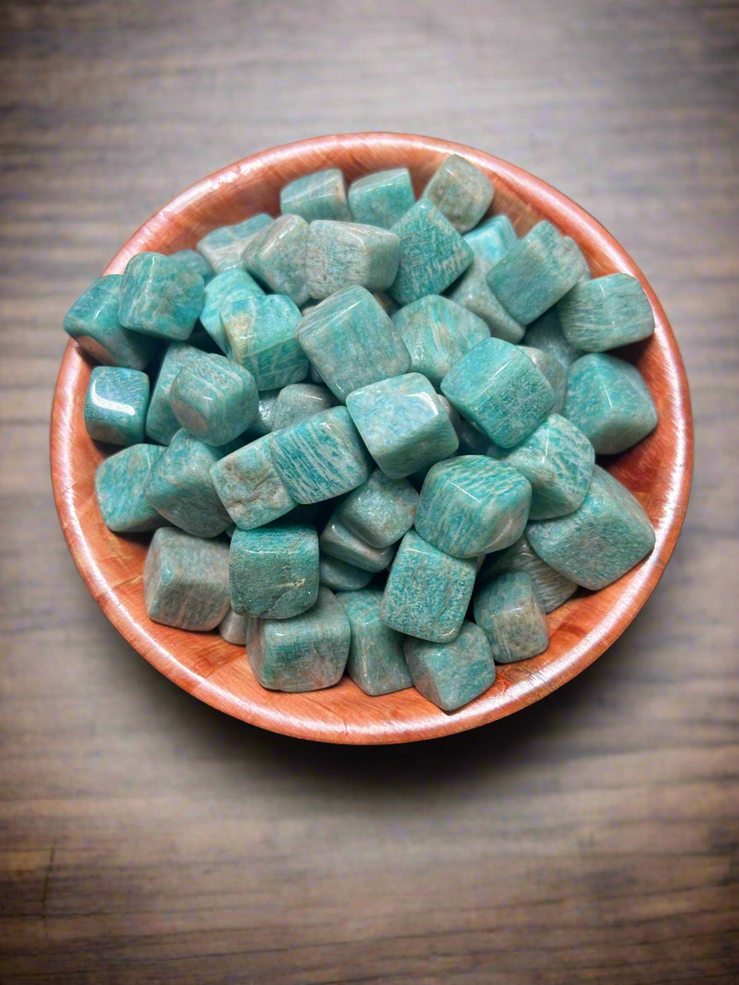 Amazonite Cube Stone Tumble