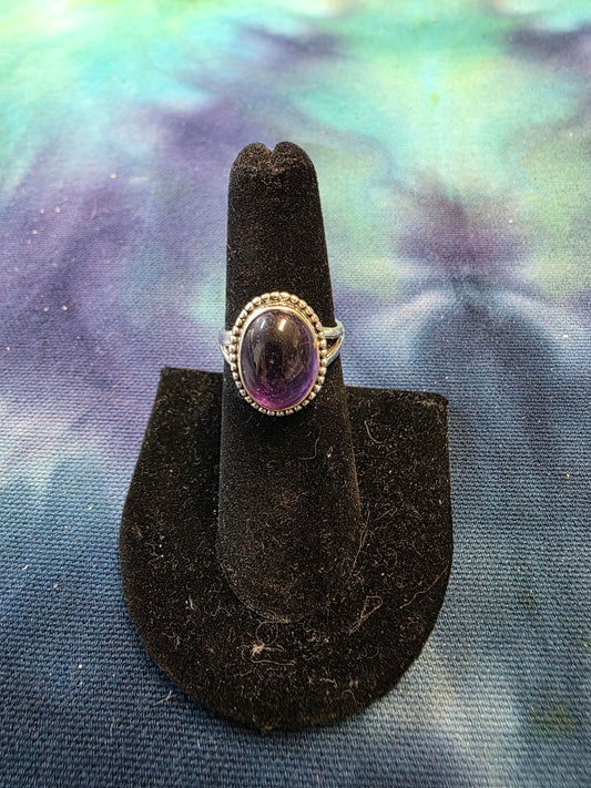 Amethyst Sterling Silver Ring