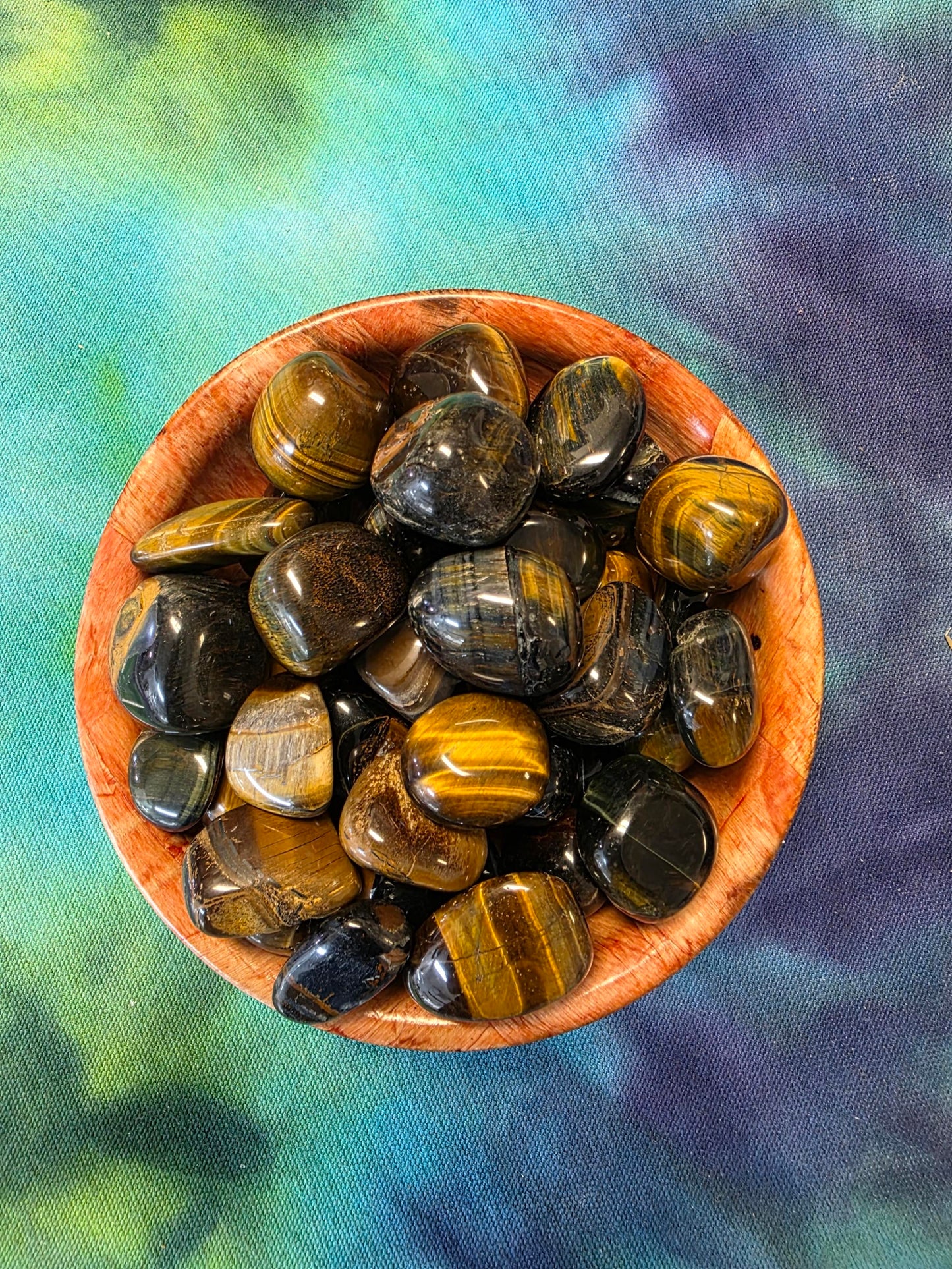 Blue Tiger's Eye Stone Tumble